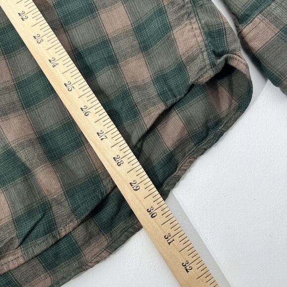 Paige Shirt Mens XXL Everett Brown Button Up Plaid Rugged CabinCore Soft Flannel - Picture 11 of 11